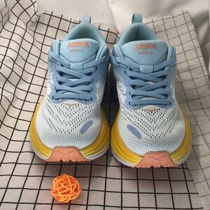 Fashion Hoka One One Bondi 8 Lace-Up Low-Top Running Sneaker